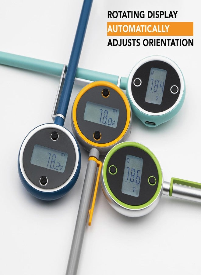 ChefsTemp Pocket Pro 1-Second Instant Read Digital Meat Thermometer Rechargeable for Grilling, Food, BBQ, Kitchen Cooking, Oil Deep Frying & Candy (Lime Zest) - Image 2